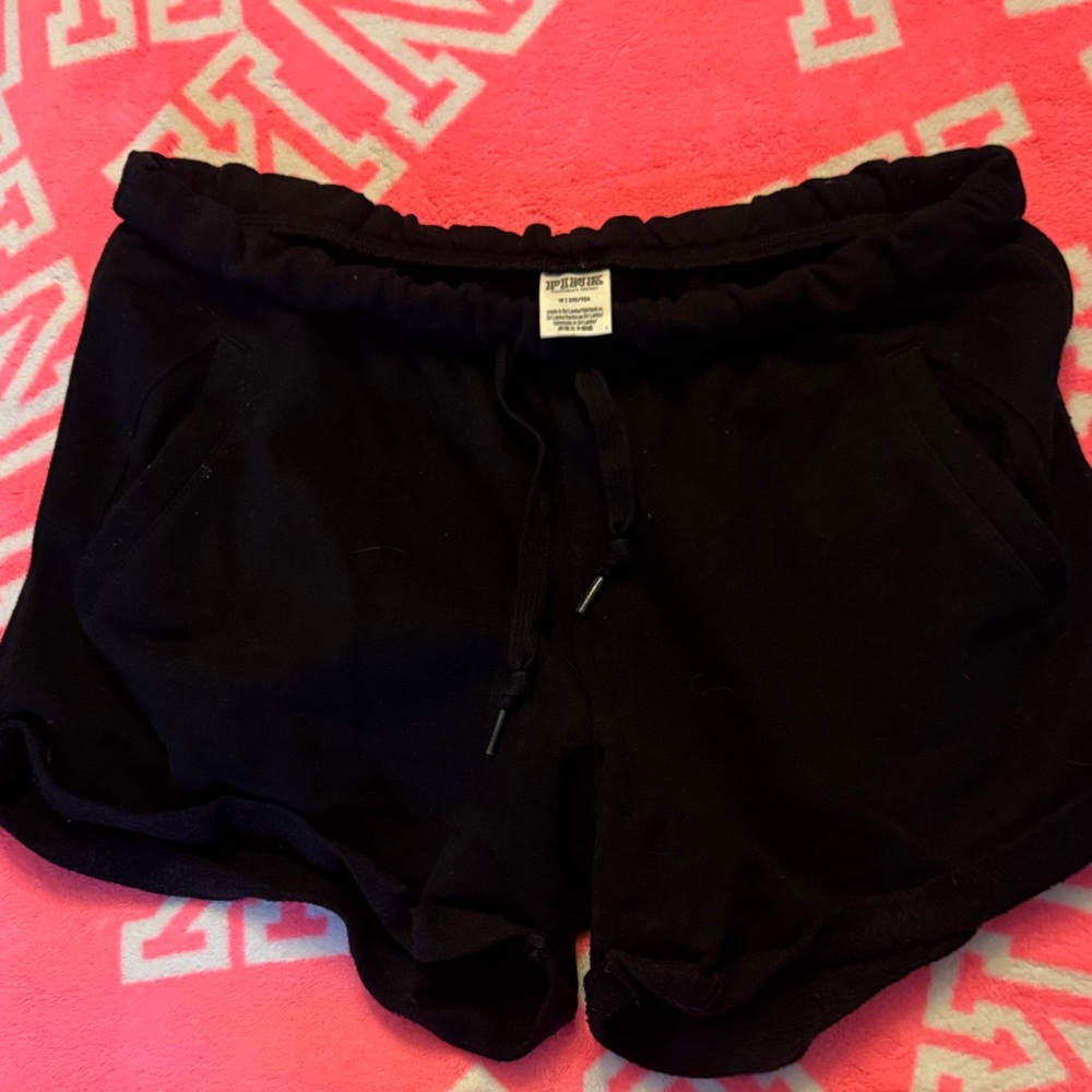 PINK Victoria's Secret Black Athletic Shorts - Picture 2 of 3